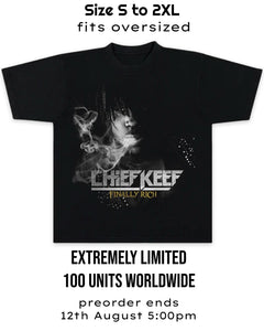 Chief Keef  Finally Rich T-Shirt in Black (Limited Edition)