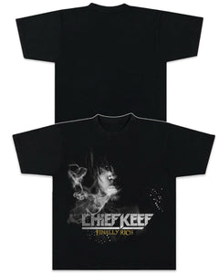 Chief Keef  Finally Rich T-Shirt in Black (Limited Edition)