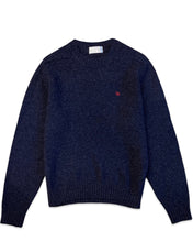 Load image into Gallery viewer, Vintage Christian Dior knit wool sweater in navy blue and red 100 percent wool at Bisy Fremantle