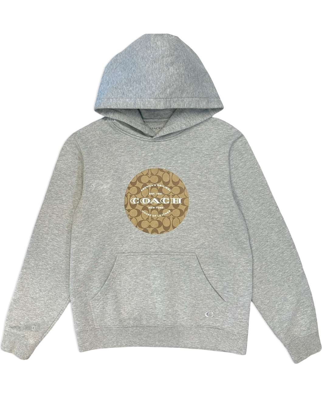 Coach Pullover Hoodie in Heather Grey (2023)