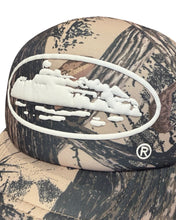 Load image into Gallery viewer, Corteiz Alcatraz Island Puff Print Trucker Cap in Forest Camo