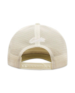 Corteiz Alcatraz Puff Print Trucker Hat in Off-White (2025)
