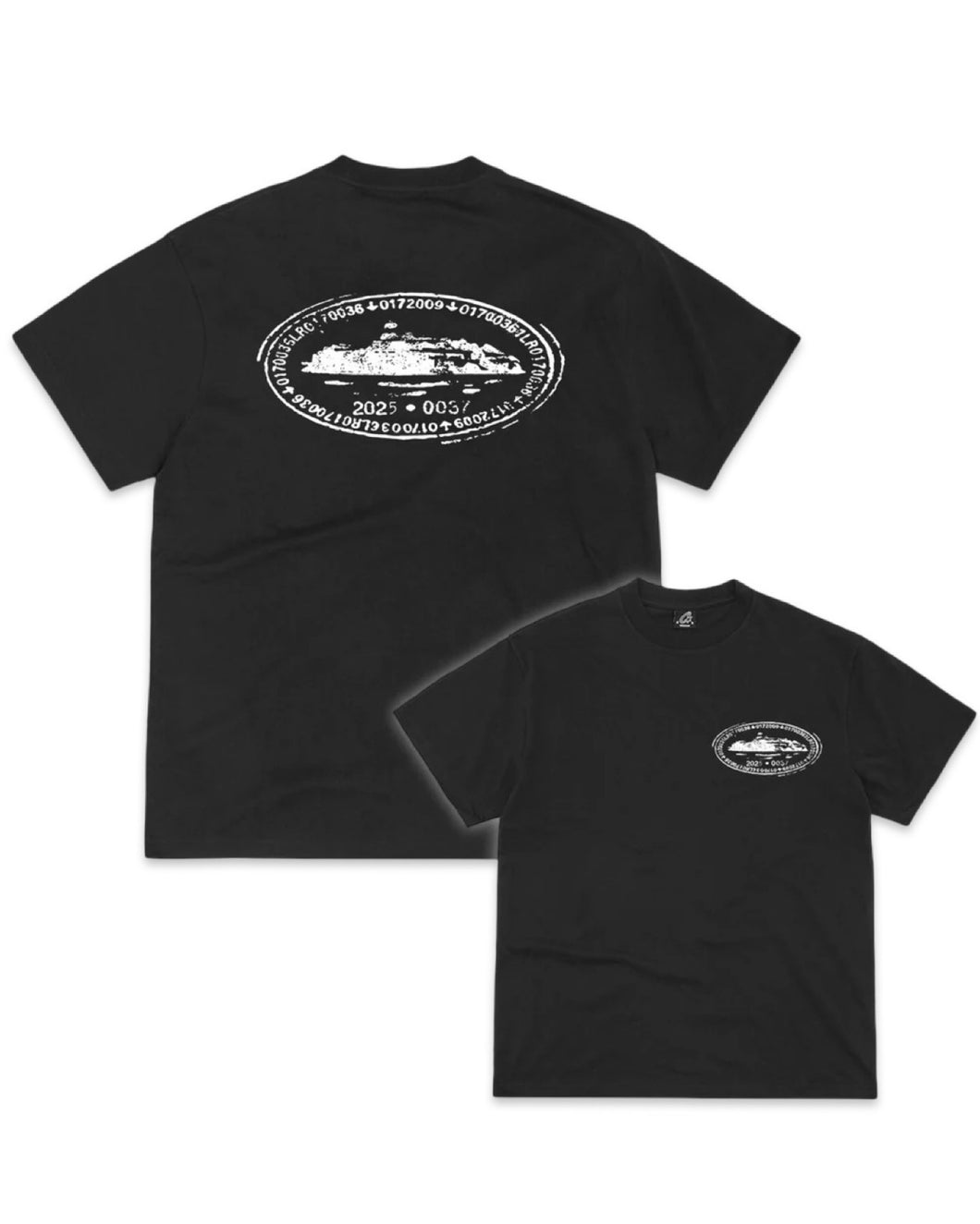 Corteiz Island Stamp Short Sleeve T-Shirt in Black (2025)