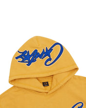 將圖片載入圖庫檢視器 Corteiz Satin C Star Appliqué Hoodie in Mustard Yellow (SS24)