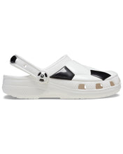 Load image into Gallery viewer, Crocs Soccer Ball Clogs in White and Black Toddler (2023)