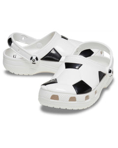 Crocs Soccer Ball Clogs in White and Black Toddler (2023)
