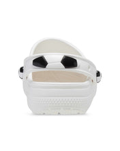 Load image into Gallery viewer, Crocs Soccer Ball Clogs in White and Black Toddler (2023)