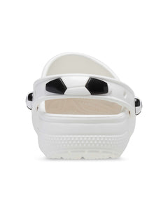 Crocs Soccer Ball Clogs in White and Black Toddler (2023)
