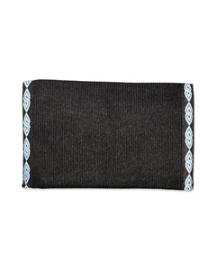 Triple J Retro Velcro Corduroy Wallet in Black
