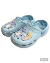 Load image into Gallery viewer, Disney Frozen Elsa Clog Kids in Blue