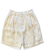 Load image into Gallery viewer, Dissh Linen Bermuda Shorts in Asher Cream