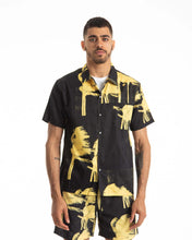 Load image into Gallery viewer, Double Rainbouu Hawaiian SS Shirt Windy Nice in Midnight and Yellow