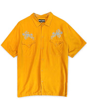 Load image into Gallery viewer, Double Rainbouu West Coast Short Sleeve Linen Shirt in Tumeric