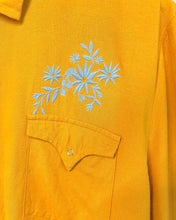 Load image into Gallery viewer, Double Rainbouu West Coast Short Sleeve Linen Shirt in Tumeric