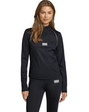 Load image into Gallery viewer, Emporio Armani EA7 Vigor 7 Quarter Zip Long Sleeve Shirt in Black