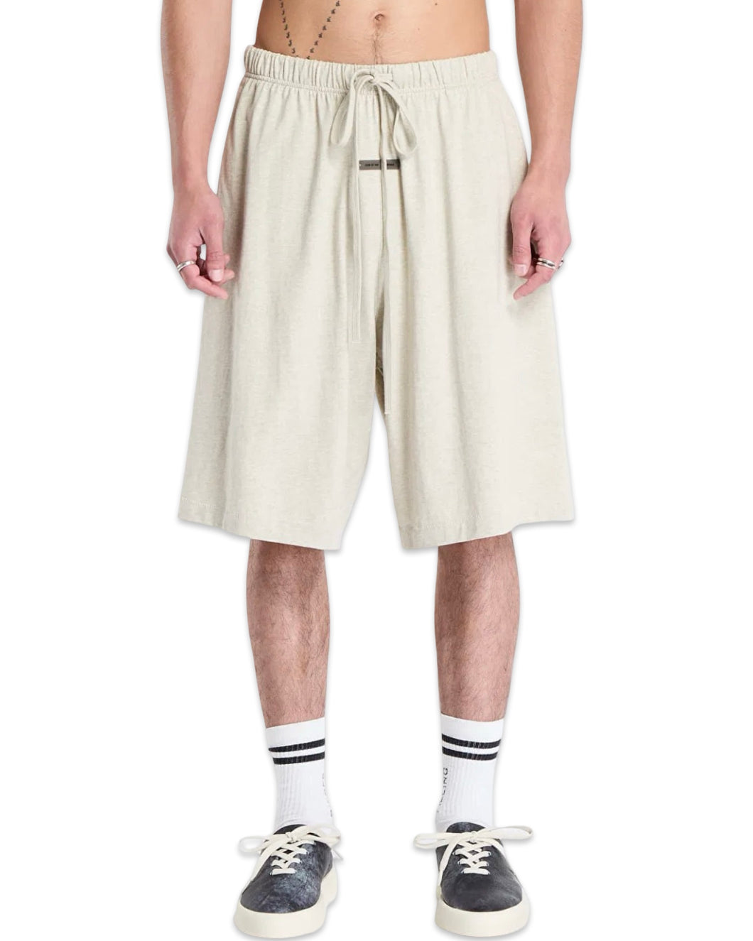 Essentials Fear of God Basketball Jersey Short Heather Stone (FW25)