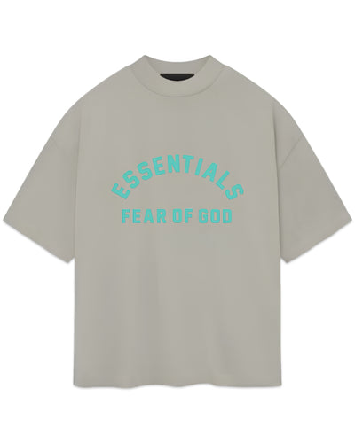 Essentials Fear of God Heavy Jersey Crewneck T-Shirt in Seal (SS24)