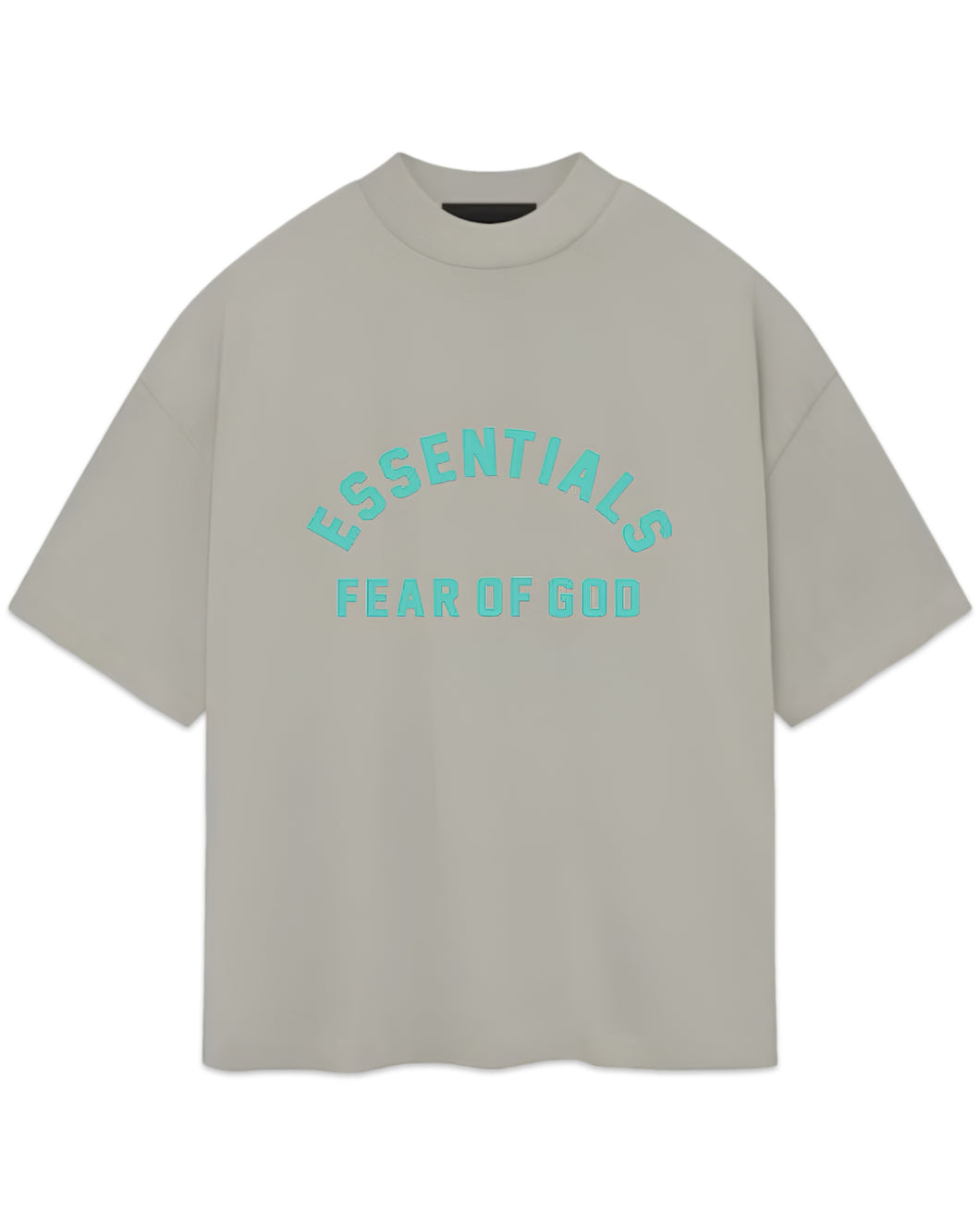 Essentials Fear of God Heavy Jersey Crewneck T-Shirt in Seal (SS24)