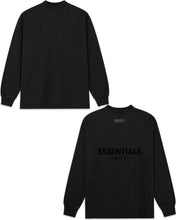 Load image into Gallery viewer, Essentials Fear of God Relaxed Sweatshirt in Stretch Limo Black (2020)