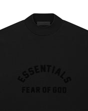 將圖片載入圖庫檢視器 Essentials Fear of God Short Sleeve T-Shirt in Jet Black ⏐ Multiple Sizes