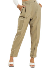 Load image into Gallery viewer, First Muse Rae Wide Leg Tailored Pant in Khaki