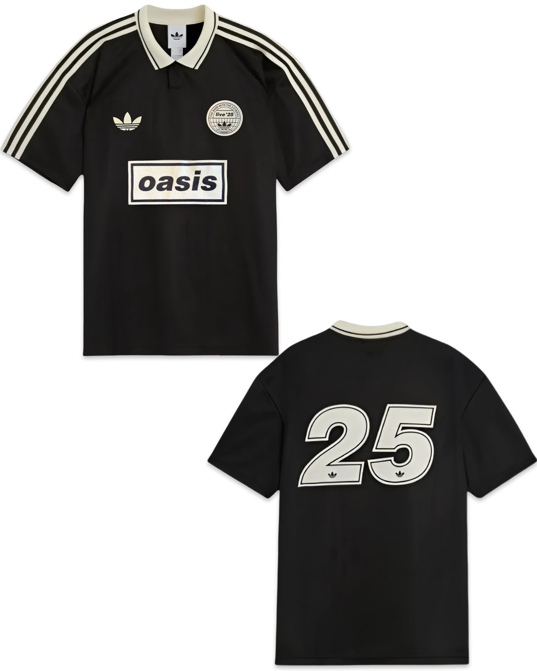 Adidas Originals Oasis Tour Jacquard Short Sleeve Jersey in Black (2025)