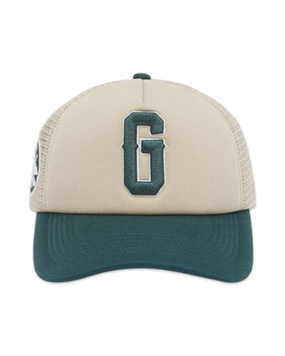 Geedup G Geedup Trucker Cap in Green and Beige (2025)