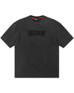 Geedup Always Neighbourhood T-Shirt in Vintage Washed Black (2024)