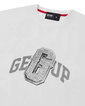 Load image into Gallery viewer, Geedup G Pendant T-Shirt White and Grey (2025)