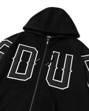 Load image into Gallery viewer, Geedup Geedup G.D.U.P Zip Hoodie in Black and White (Online Only)