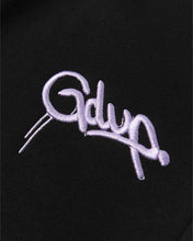 Load image into Gallery viewer, Geedup Handstyle EMB Shorts in Black and Lavender (2024)