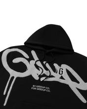 Load image into Gallery viewer, Geedup Handstyle G Hoodie in Black and Light Grey (Online)