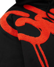 Load image into Gallery viewer, Geedup Handstyle Hoodie in Black and Burnt Orange (2023)