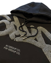 Load image into Gallery viewer, Geedup Handstyle Hoodie in Black and Grey (2024)