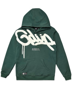 Geedup Handstyle Hoodie in Green and White (Limited Edition)