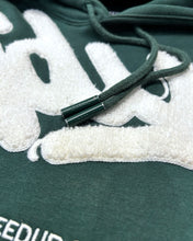 Load image into Gallery viewer, Geedup Handstyle Hoodie in Green and White (Limited Edition)