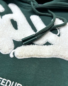 Geedup Handstyle Hoodie in Green and White (Limited Edition)