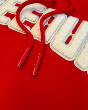 Load image into Gallery viewer, Geedup Handstyle Hoodie in Red and White (2022)