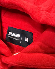 Load image into Gallery viewer, Geedup Handstyle Hoodie in Red and White (2022)