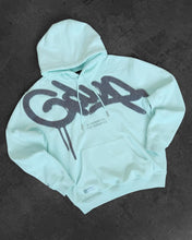 Load image into Gallery viewer, Geedup Handstyle Hoodie in Teal and Grey (2025)