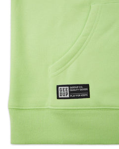 Geedup Handstyle Hoody in Pastel Green and Black (Online)