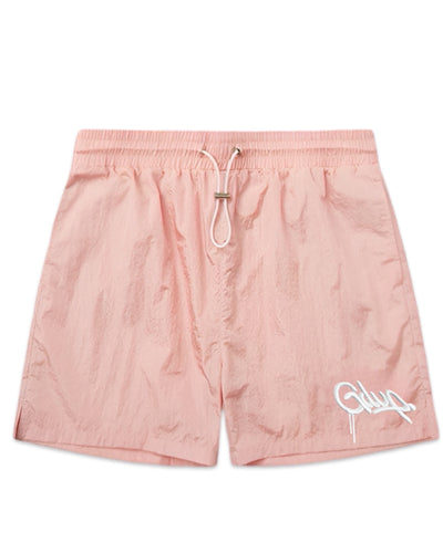 Geedup Handstyle Swim Shorts in Pink (2024)