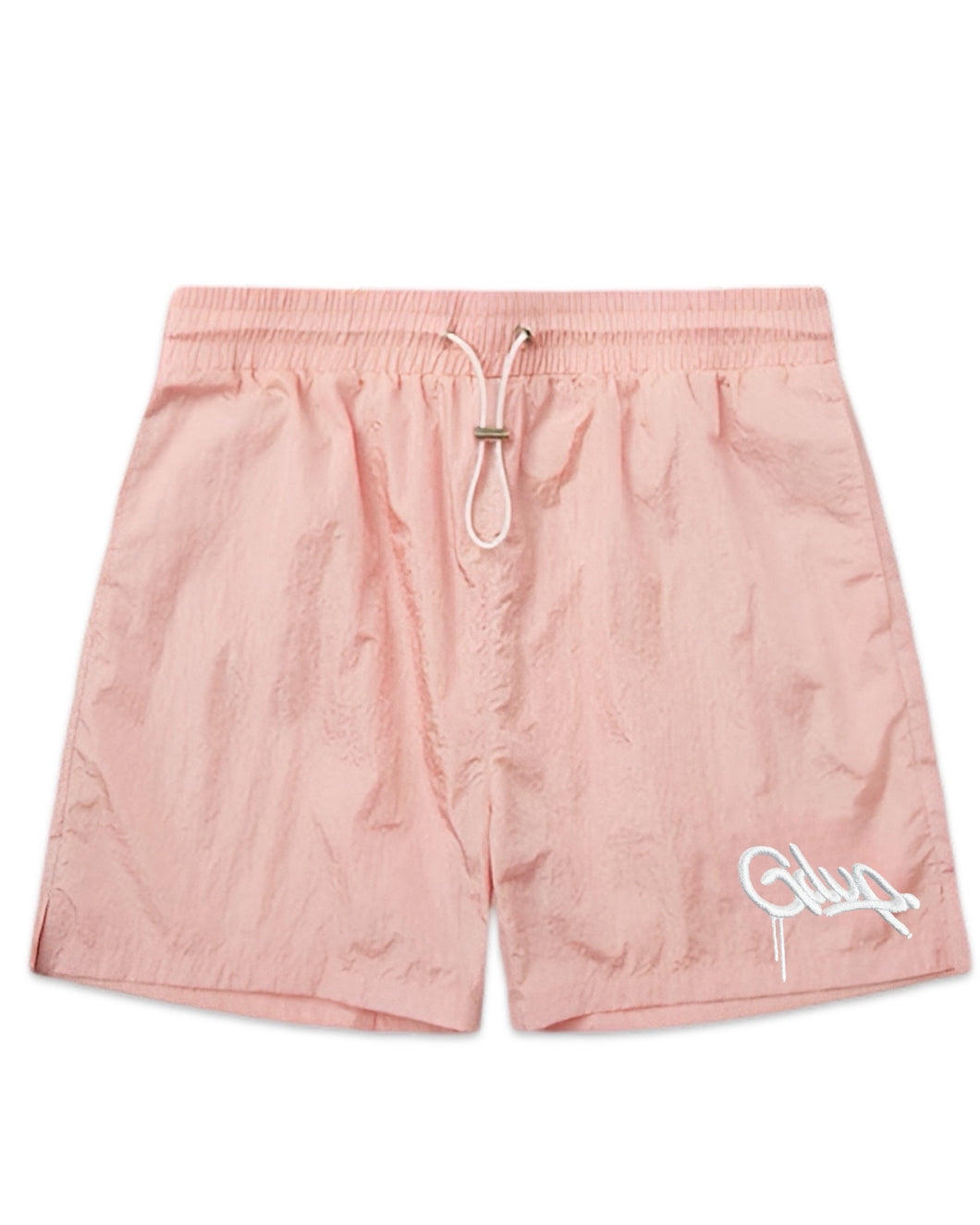 Geedup Handstyle Swim Shorts in Pink (2024)