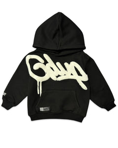 Geedup Kids Handstyle Tracksuit in Black and White (2023)
