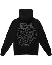 Load image into Gallery viewer, Geedup Mama Still Loves Me Hoodie in Black and Grey (2023)