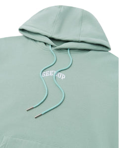 Geedup Micro Team Logo Hoodie in Pistachio (2024)