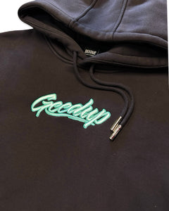 Geedup OG Script Hoodie in Navy and Teal (2025)