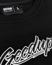 Load image into Gallery viewer, Geedup OS Script Crewneck Black and White (2022)