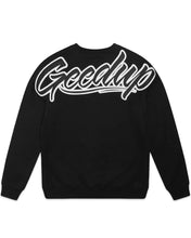 Load image into Gallery viewer, Geedup OS Script Crewneck Black and White (2022)