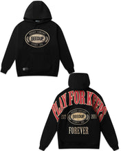 Load image into Gallery viewer, Geedup PFK Company Hoodie Black  Red and Cream (2025)